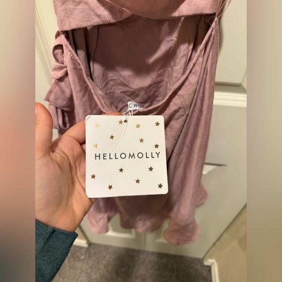 NWT Hello  Molly Top It Off Dress Mini in Blush , size Small - Picture 4 of 13